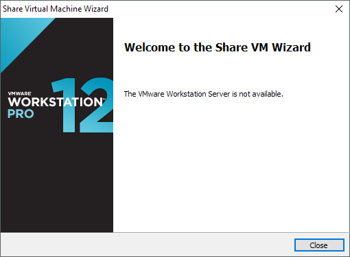 نحوه راه اندازی سرور VMware Workstation و اتصال به VM های اشتراکی