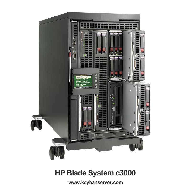 بررسی سرور تیغه ای اچ پی HP BladeSystem c3000