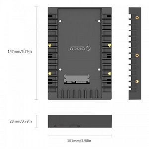 کدی تبدیل سرامیکی 2.5 به 3.5 اینچی سرور اچ پی | Hard Caddy 2.5 - 3.5 inch HP