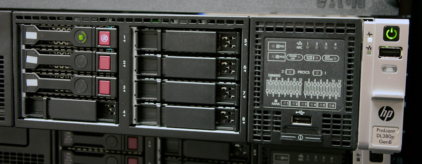 سرور استوک HP ProLiant DL380p Gen8 25SFF E5-2620E1