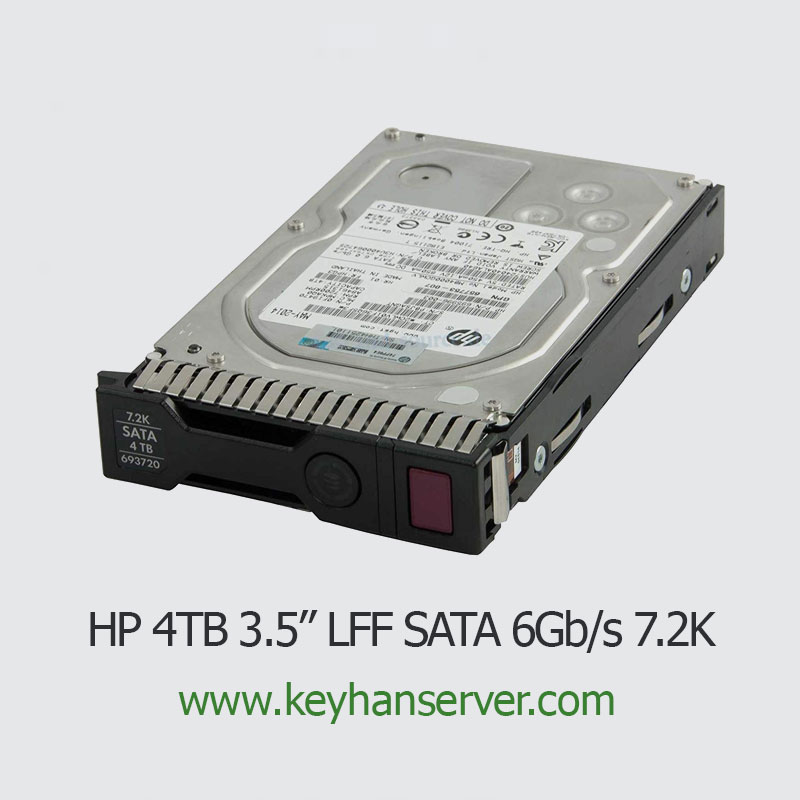 1301هارد سرور اچ پی HP 7.2K ظرفیت 4 ترابایت با پارت نامبر 003-695996