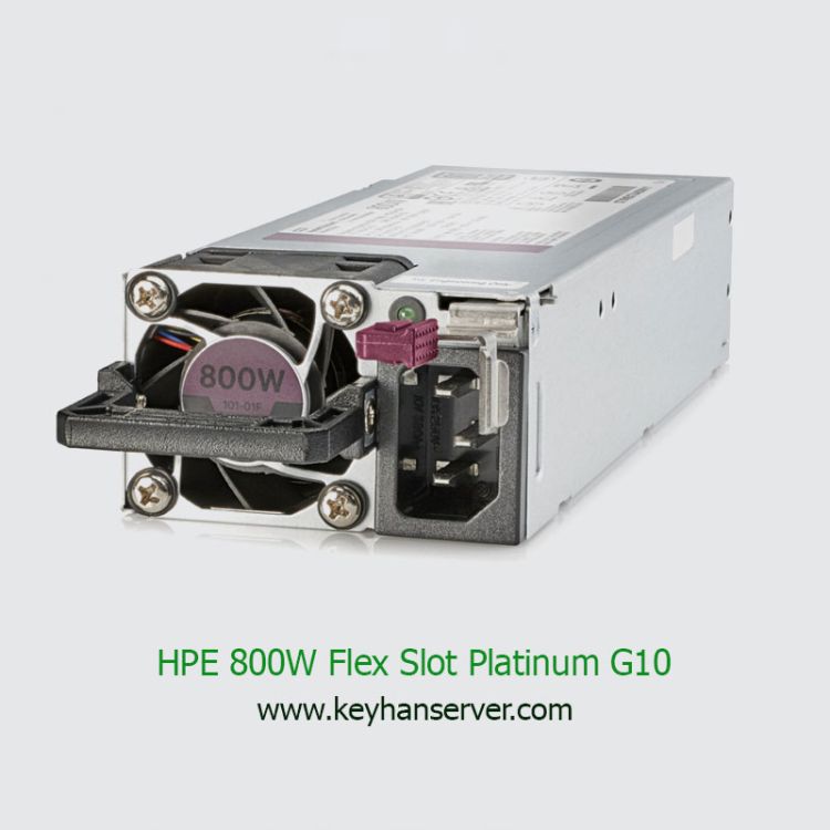 پاور سرور اچ پی HPE 800W Flex Slot Platinum Hot Plug با پارت نامبر 865414-B21
