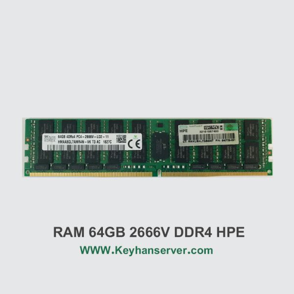 رم سرور 64 گیگابایت اچ پی HP RAM 64GB 2666V