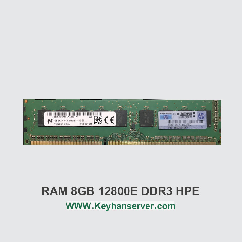 5754رم سرور 8 گیگابایت اچ پی HP RAM 8GB 12800E