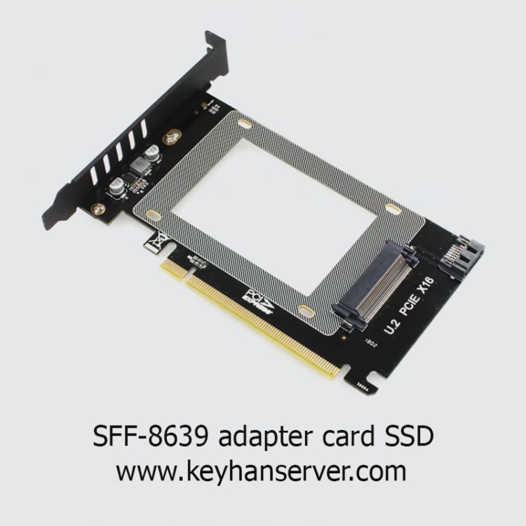 کارت اتصال هارد SSD و HDD به سرور U2 PCIE X16