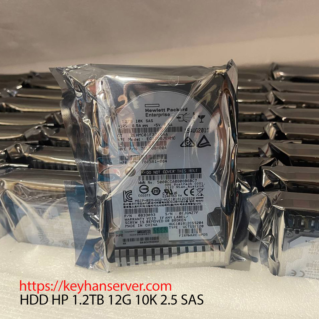 هارد سرور HP 1.2TB 12G 10K 2.5 SAS